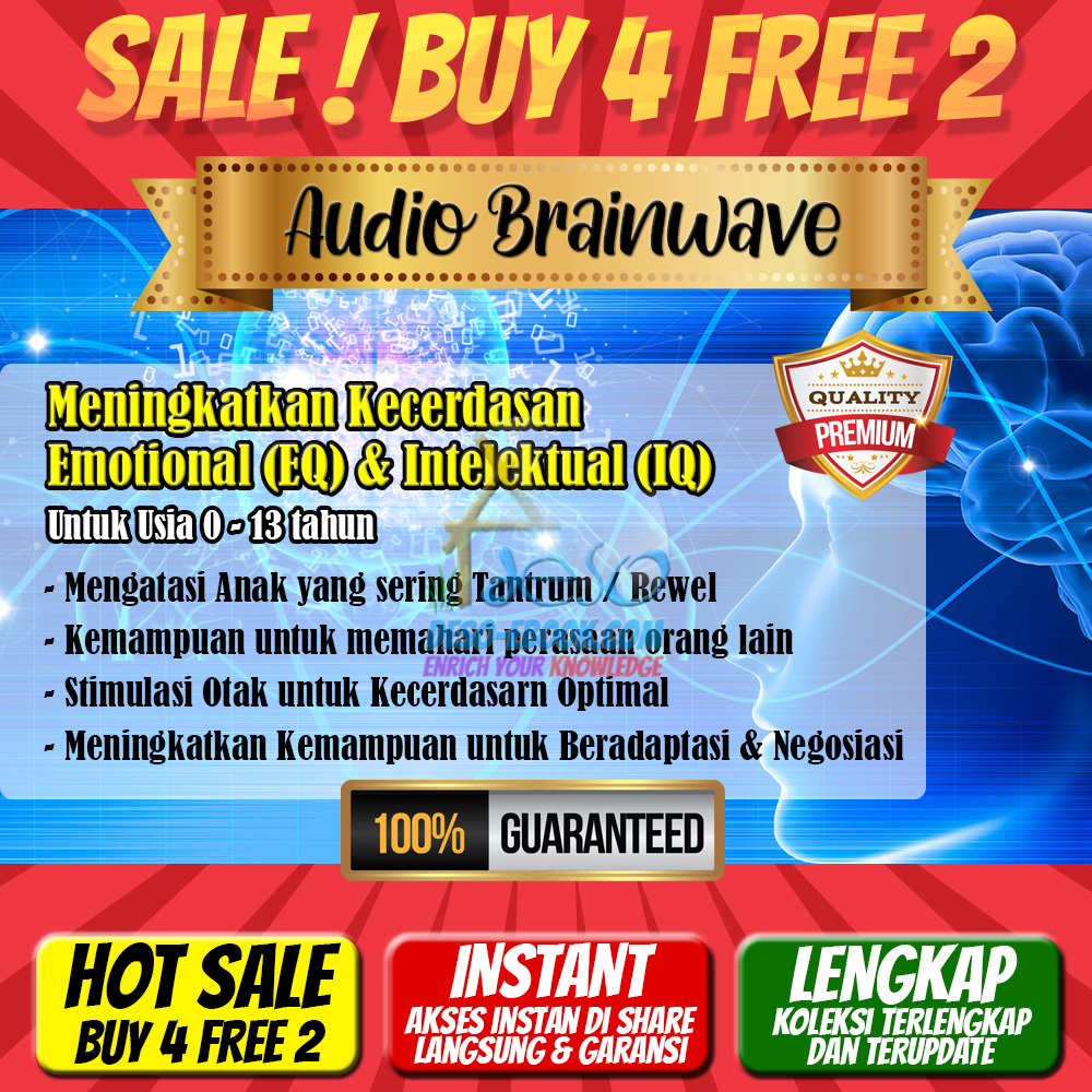 Audio Brainwave Stimulasi Otak Anak Meningkatkan Kecerdasan Emotional (EQ) & Intelektual (IQ)