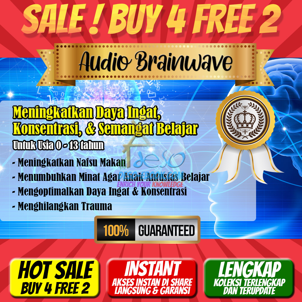 Audio Brainwave Stimulasi Otak Anak Meningkatkan Daya Ingat, Konsentrasi, & Semangat Belajar
