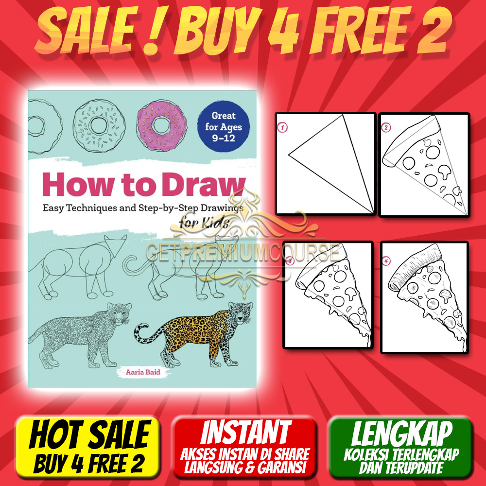 How to Draw - Easy Techniques and Step-by-Step Drawings for Kids