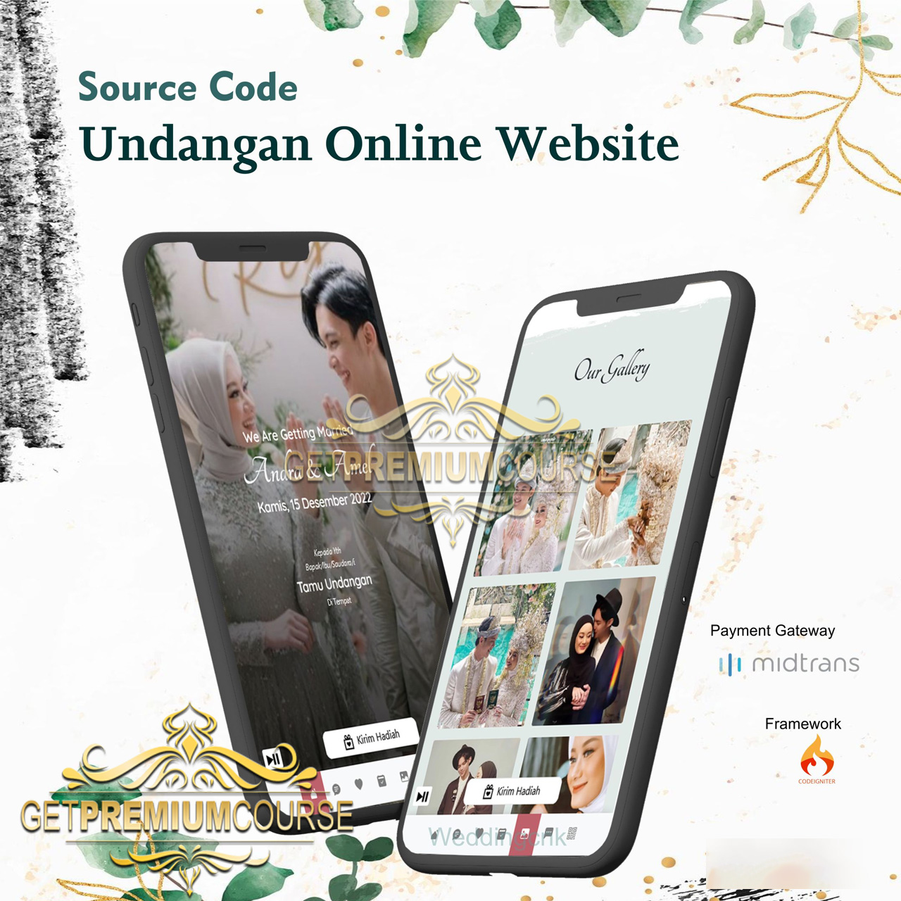 Source Code Undangan Online Website WeddingCnk