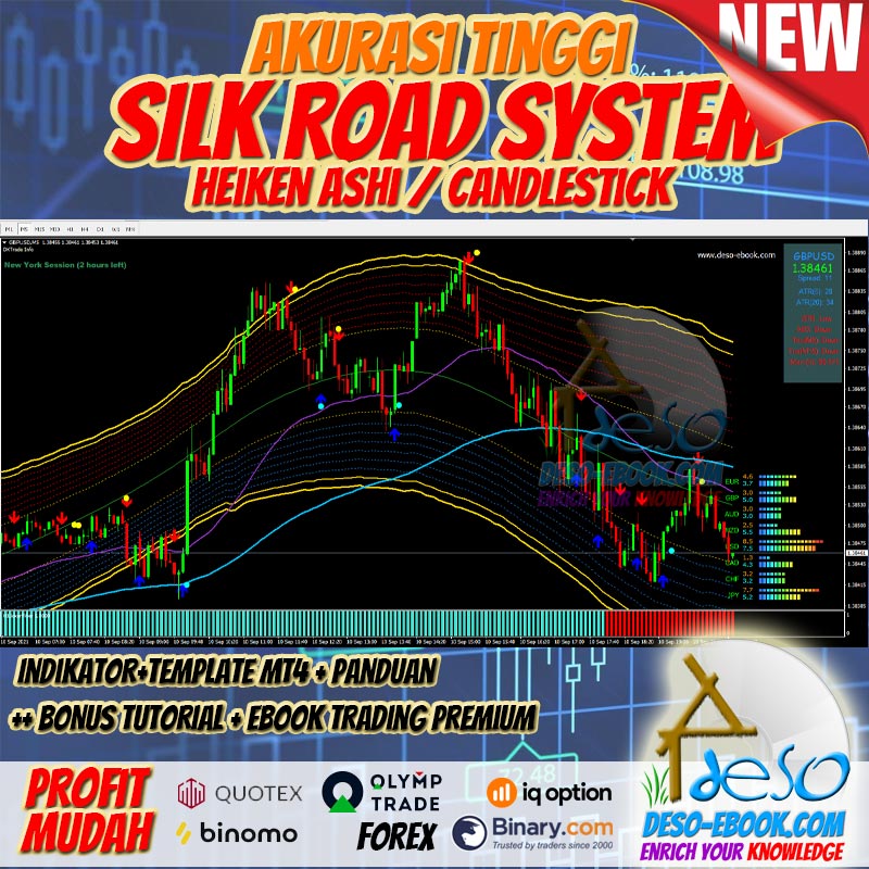 Indikator Sinyal Binomo,Olymptrade,Forex SILK ROAD Akurasi hingga 90%