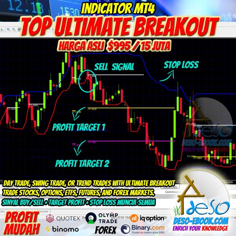 TOP ULTIMATE BREAKOUT Indikator MT4 Forex,Saham,Binary,Option,CFD