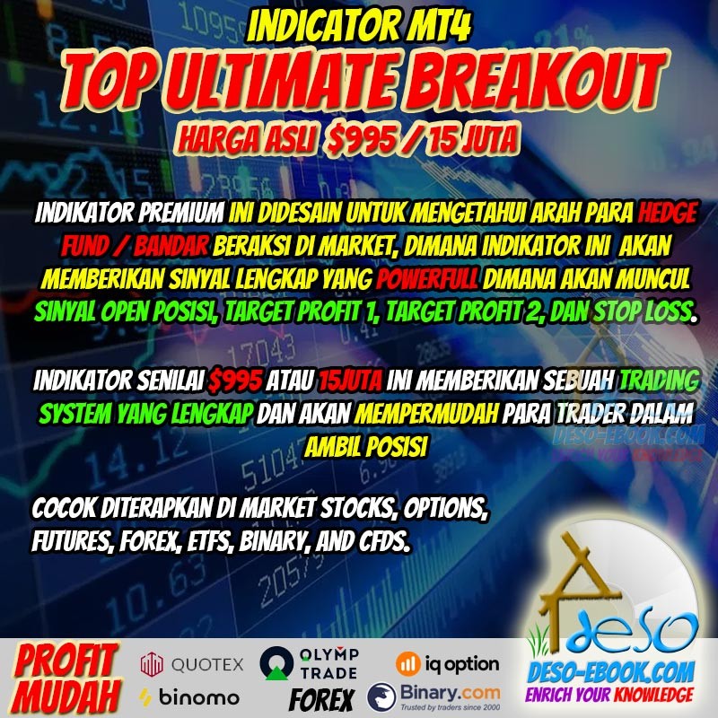TOP ULTIMATE BREAKOUT Indikator MT4 Forex,Saham,Binary,Option,CFD